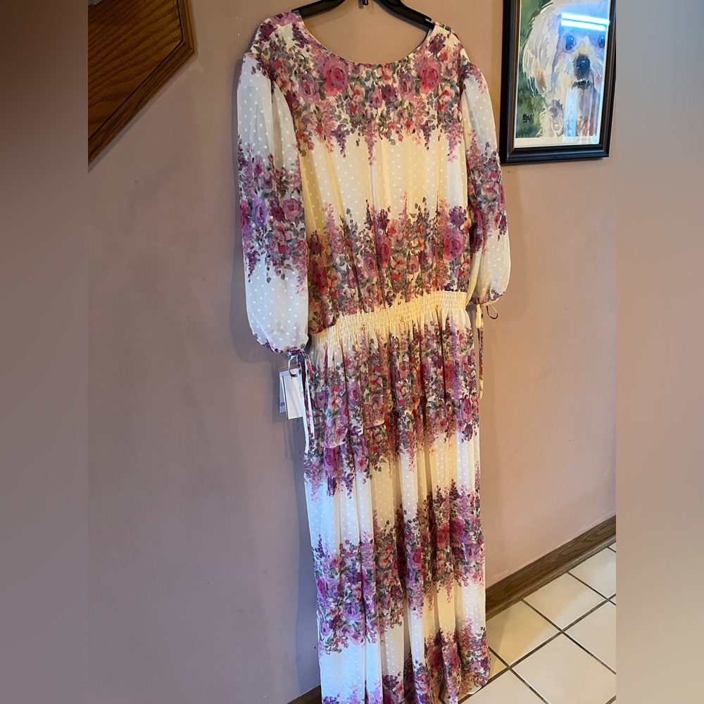 Gorgeous floral maxi dress by Taylor. New With Tags, absolutely beautiful! - Picture 7 of 11